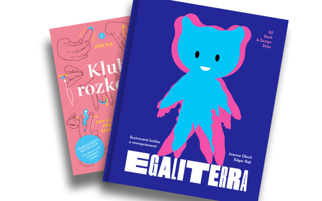 Klub rozkoše + Egaliterra - ilustrovaná kniha o rovnoprávnosti + doručení kuriérem