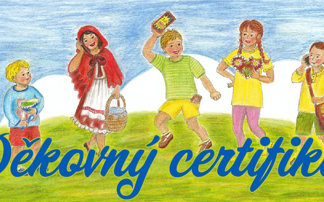 Děkovný certifikát s poštovným