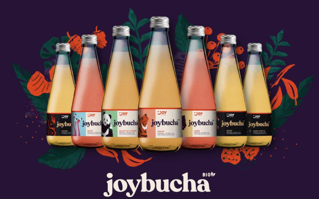 Budete zdraví s kombuchou Joybucha mix 12 lahví 0,33l.