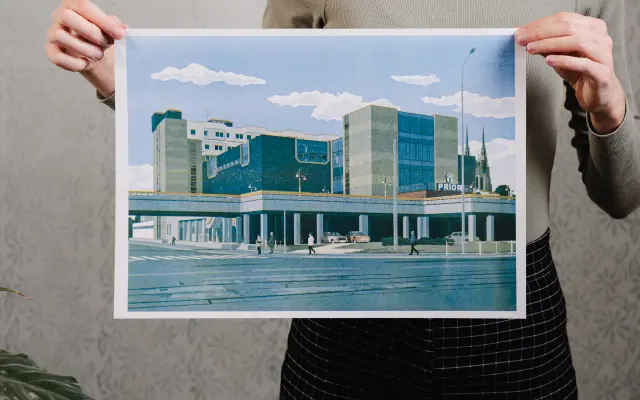 OD PRIOR - risografie Jana Šrámka