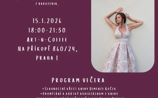 Křest knihy a oslava narozenin