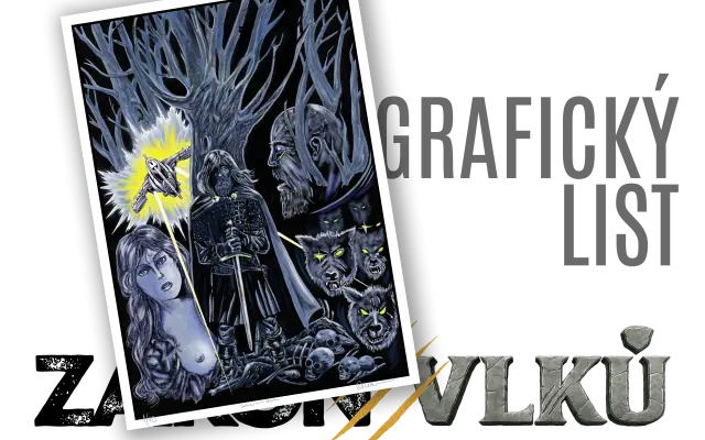 Grafický list - obálka Zákon vlků