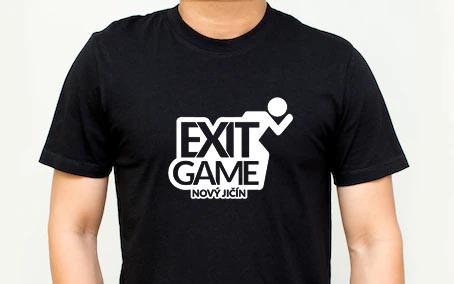 Originální triko s logem Exit Game NJ