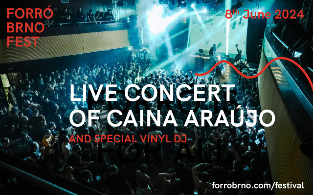 Živý koncert brazilské hvězdy Caina Araújo