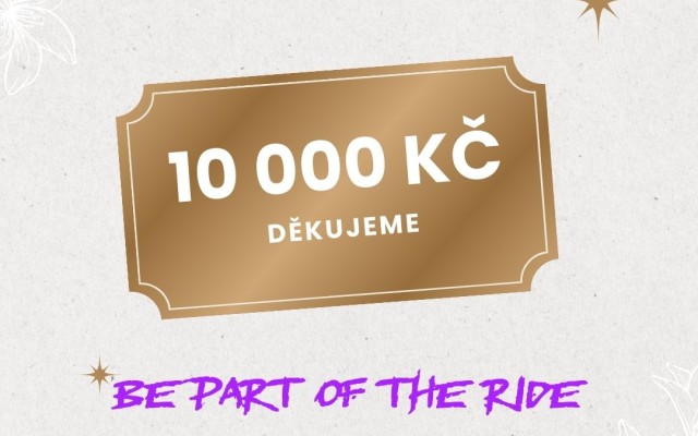 Příspěvek 10 000Kč / 400 € - jen tak!