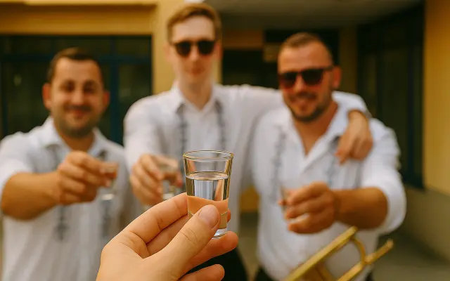 Štamprla s muzikantem