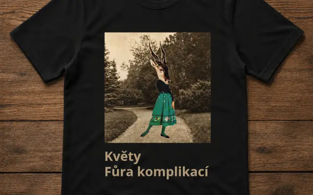 Tričko Květy – Fůra komplikací