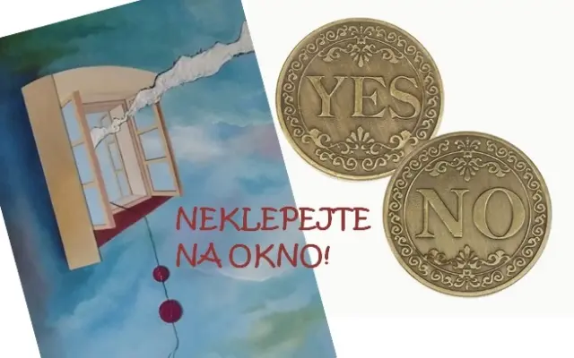 Nevíte si někdy rady - zda ANO či NE?  Pak nutně potřebujete minci, která vám pomůže se rozhodnout a 20% sleva na knihu!