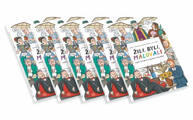 5 knih ŽILI, BYLI, MALOVALI