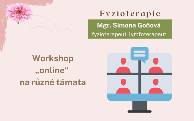 Workshop "online" na různé támata