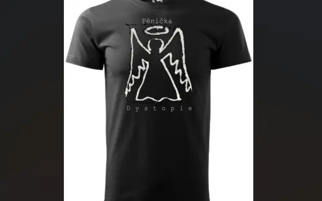 Pánské tričko s motivem alba Dystopie- anděl