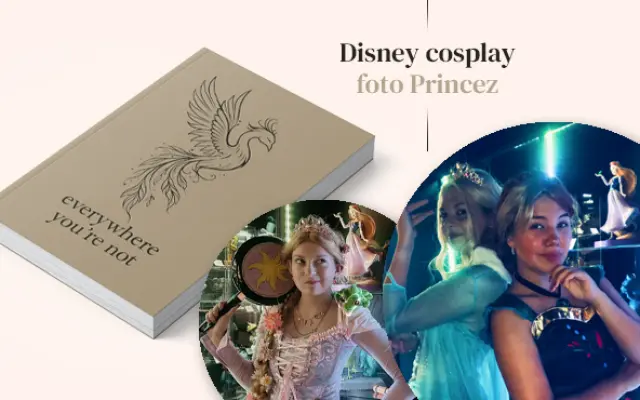 Kniha + Disney cosplay