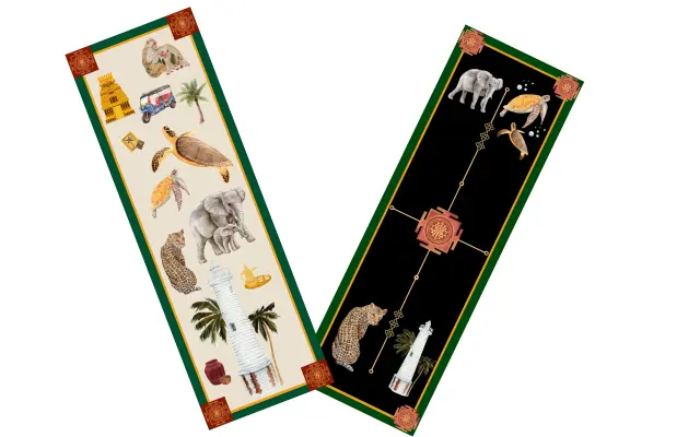 Námi navržená záložka & poděkování