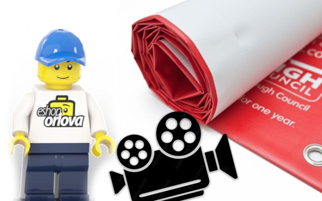 1x LEGO minifigurka, reklama a jmenovité poděkování