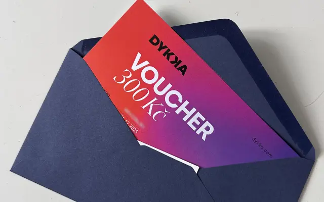 Voucher do e-shopu DYKKA