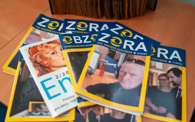 1x předplatné časopisu ve zvětšeném černotisku
