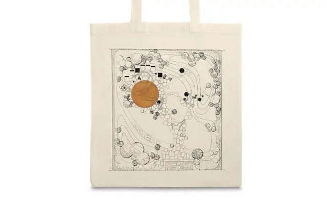 Plátěnka s grafickým návrhem Ivara Otruby