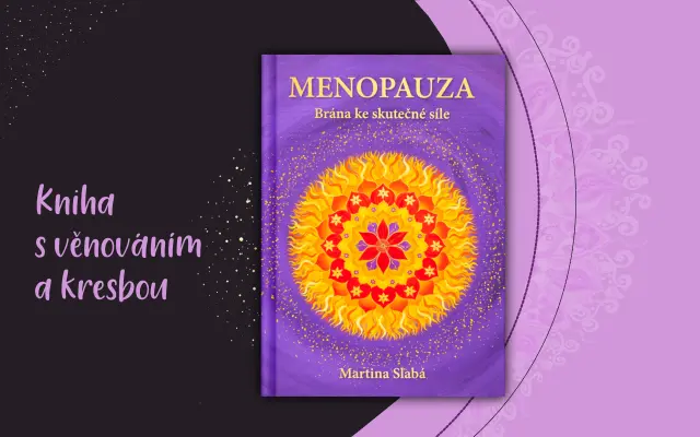 Kniha MENOPAUZA Brána ke skutečné síle s intuitivní kresbou