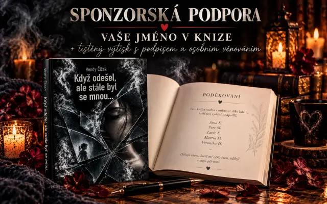 Sponzorská podpora – vaše jméno v knize + výtisk