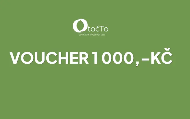 👕 Voucher do OtočTo - 1000 Kč
