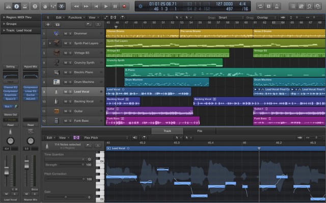 Workshop nahrávání a tvorba hudby v Logic Pro X