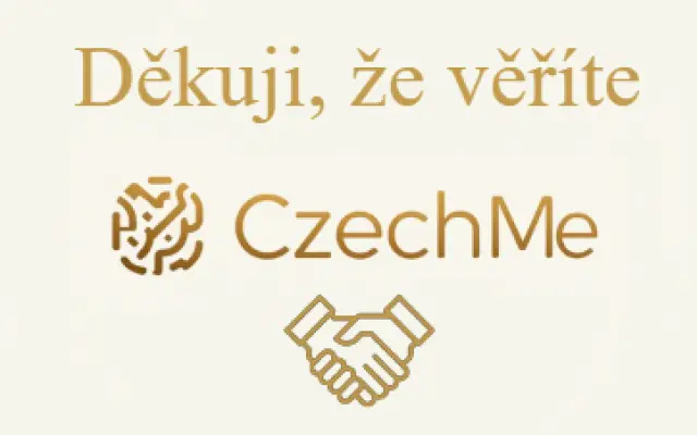 Děkuji, že věříte CzechMe