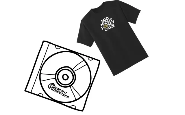 Triko Midnight Honeycake + Album na CD