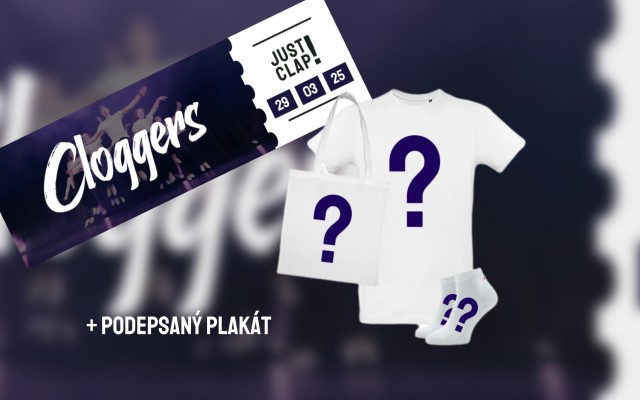 Vstupenka + celý merch + podepsaný plakát