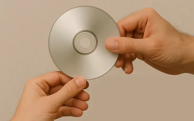 Podepsané CD z ruky do ruky