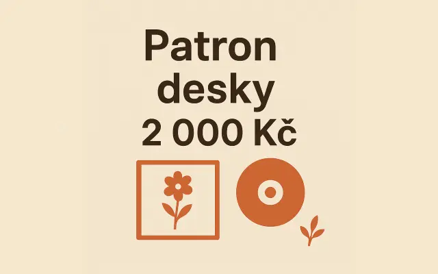 🎸 4️⃣ Patron desky – 2 000 Kč