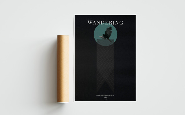 Autorský plakát Wandering