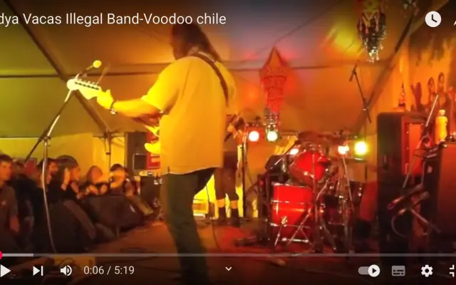 Vidya Vacas Illegal Band - live největší hity Jimi Hendrixe - Trutnov 2007 v nejlepší sestavě s Nimáiem na base