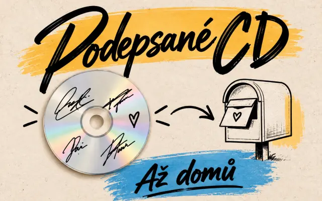 📬 Podepsané CD až domů