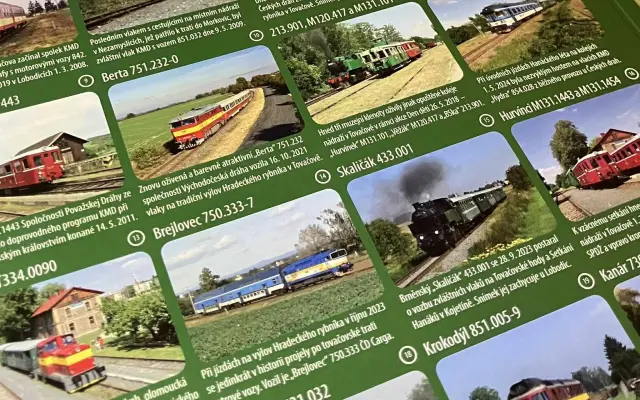 Zelené pexeso + limitovaná pohlednice s poděkováním