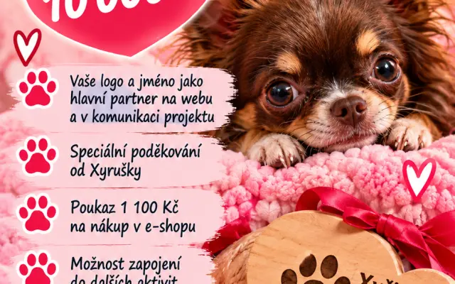 Hlavní partner Xyřiny tlapky