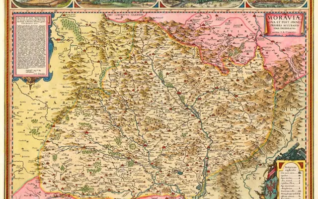 KOMENSKÉHO MAPA MORAVY