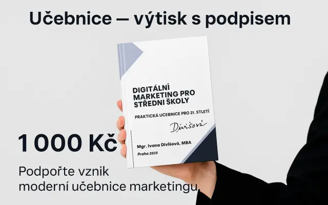 Učebnice – výtisk s podpisem