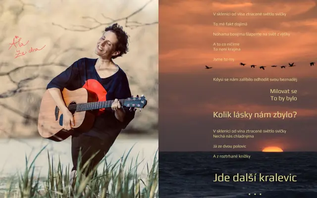 Album “A*la - Ze dna” v digitální podobě (mp3, wav, flac) + sbírka poezie a fotografií