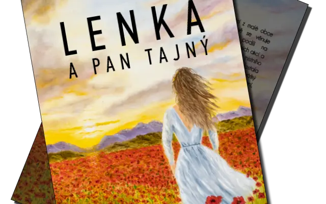 1x kniha Lenka a pan Tajný + záložka - osobní odběr