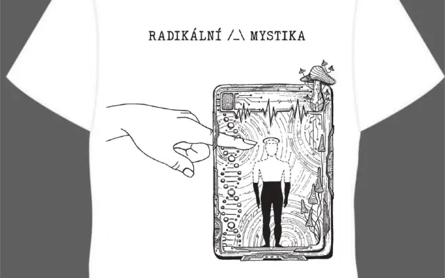 Poetické TRIČKO s potiskem ilustrace RADIKÁLNÍ /_\ MYSTIKA + poštovné (7 variant)