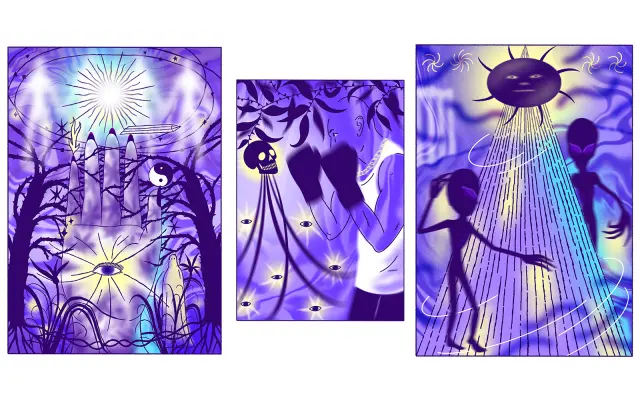 Chci knihu a plakát s ilustrací od Nikoly Logosové