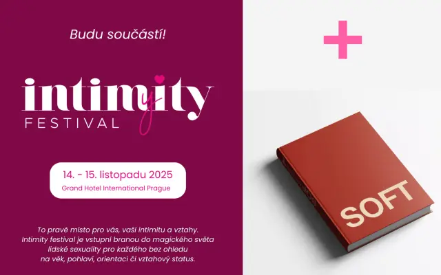 1x SOFT INTIMITY: kniha Soft + vstupenka na Intimity Festival + poštovné