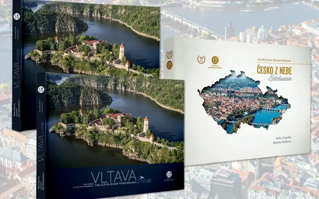 2x Kniha Vltava z nebe + 1x Kniha Česko z nebe Exclusive