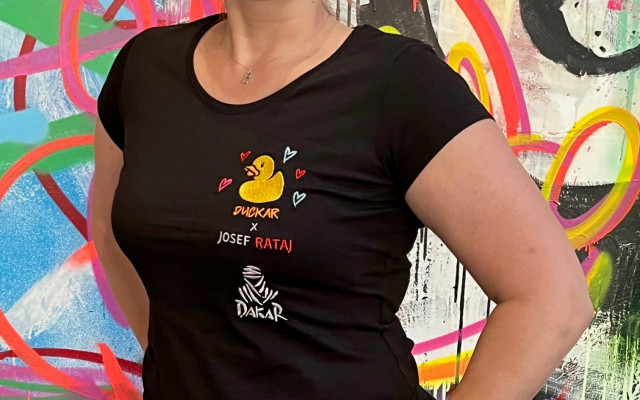 Tričko Duckar z limitované edice od pop-artového malíře Josefa Rataje