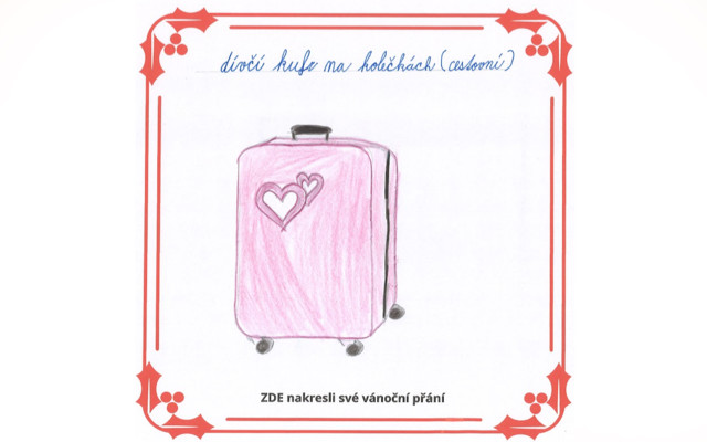 Dívčí kufr cestovní  pro Sandru, 10 let