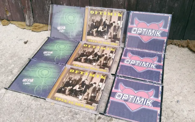 kompletní diskografie Optimik - CD