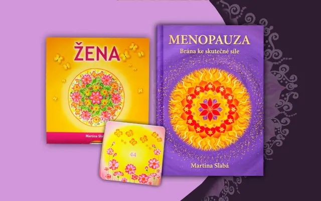 Kniha MENOPAUZA Brána ke skutečné síle & karty ŽENA