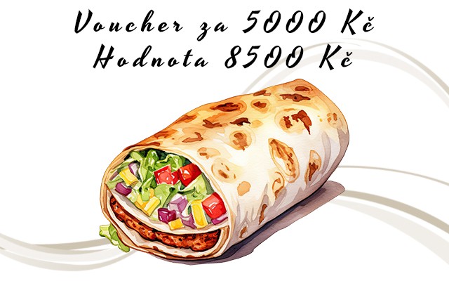 Přispějte 5000 Kč a dostanete voucher v hodnotě 8500 Kč jako poděkování.