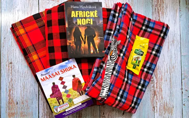 Africká pohoda s příběhem, masajskou dekou a keňským čajem (pouze 3 balíčky)