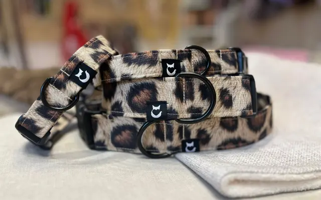 🐆 Cool leopardí obojek od Liška4dogs